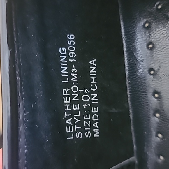 Delli Aldo Mens Shoes Size 10 1/2 Black Leather Square-Toe Horse-Bit Loafer - Picture 7 of 7